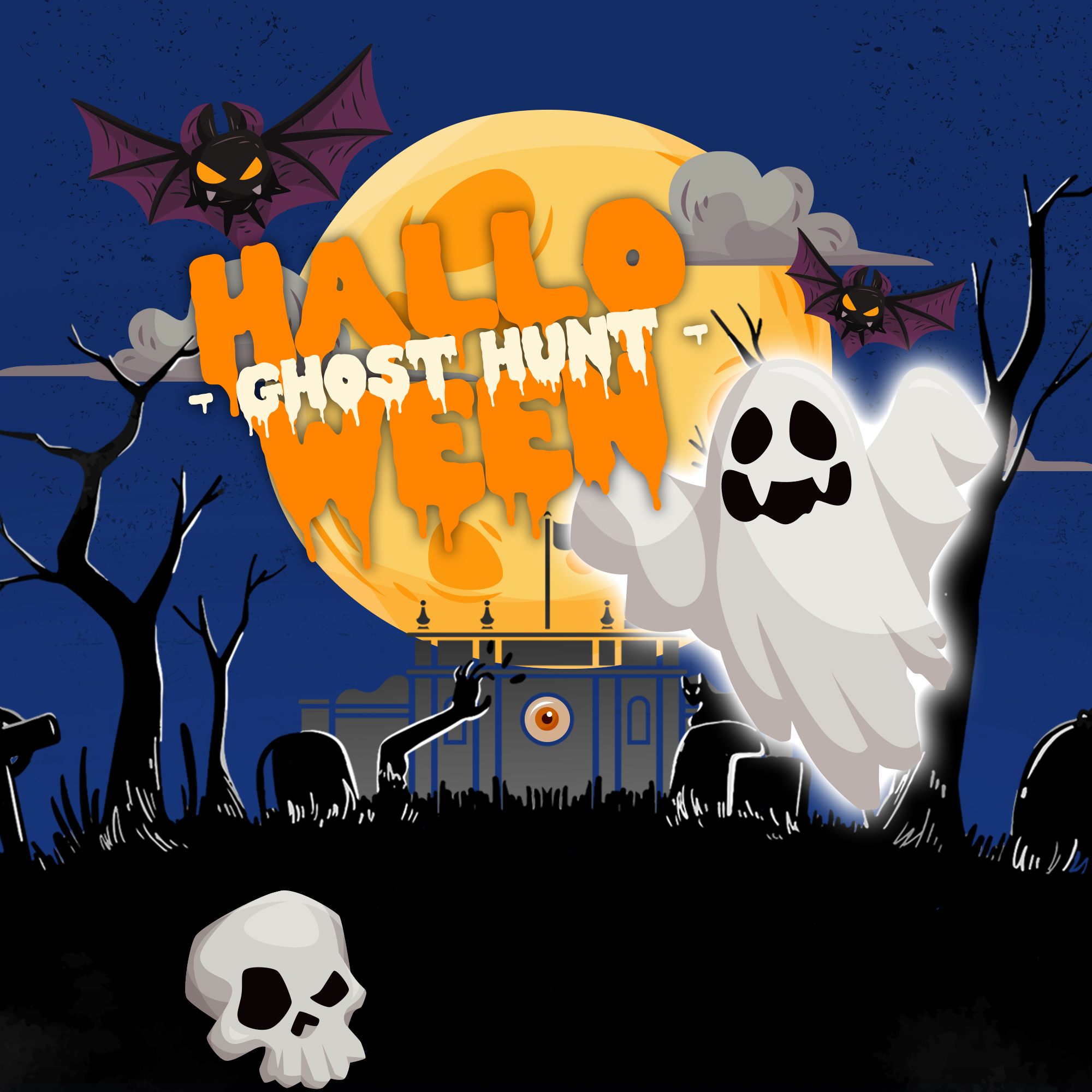 halloween Ghost Hunt Poster