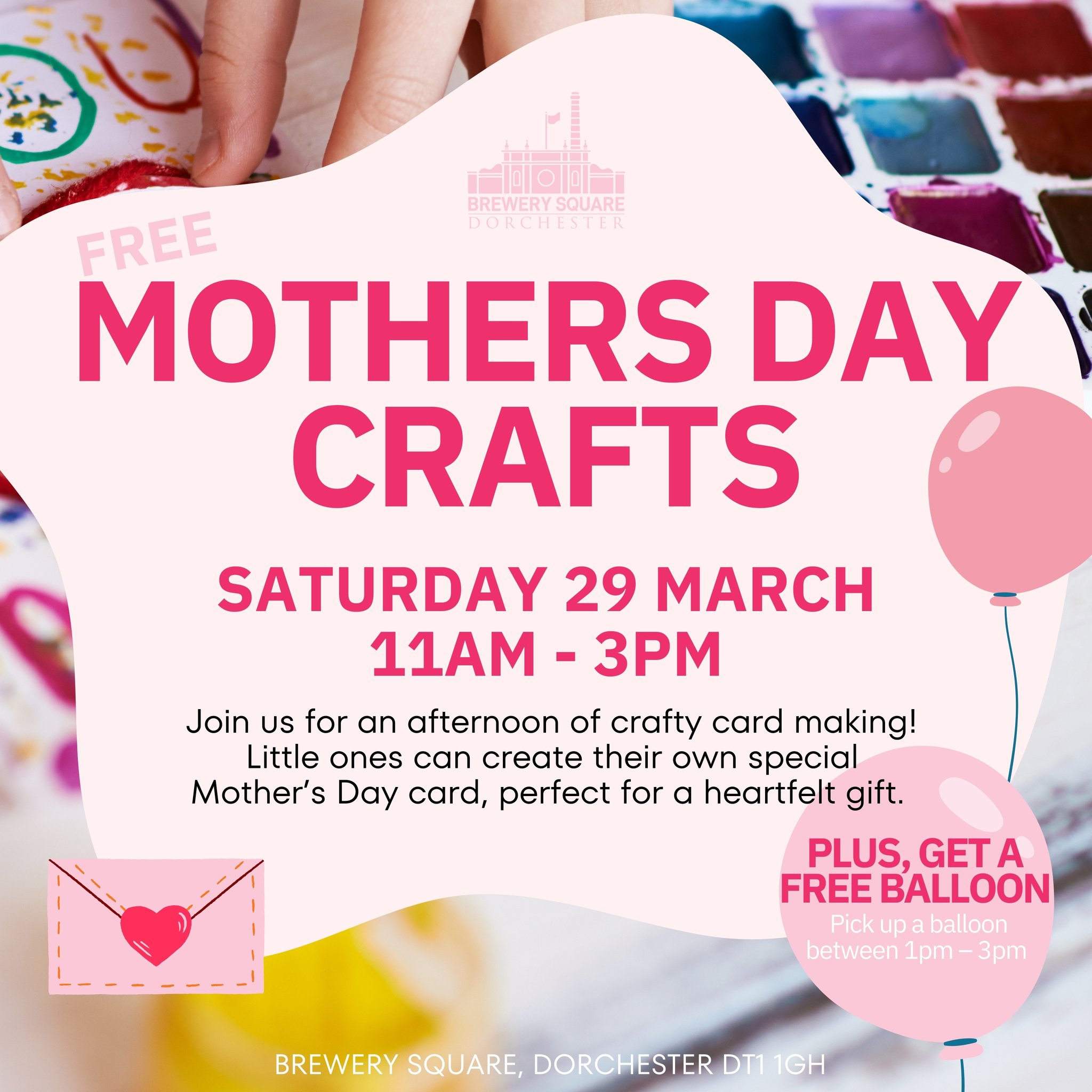 Get creative and make something straight from the heart! Join us for a fun filled Mother’s Day card making session, where the little ones can decorate their very own special card for Mum, Nan, or any loved one!